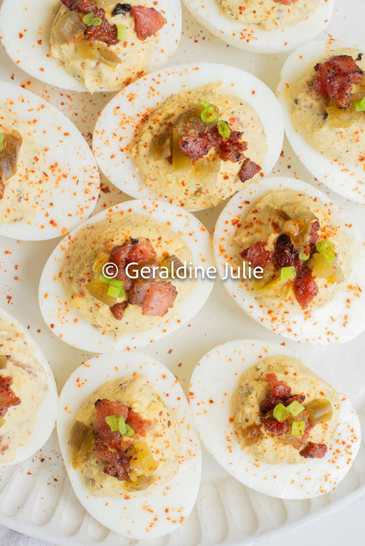 Exclusive Bacon Jalapeño Deviled Eggs
