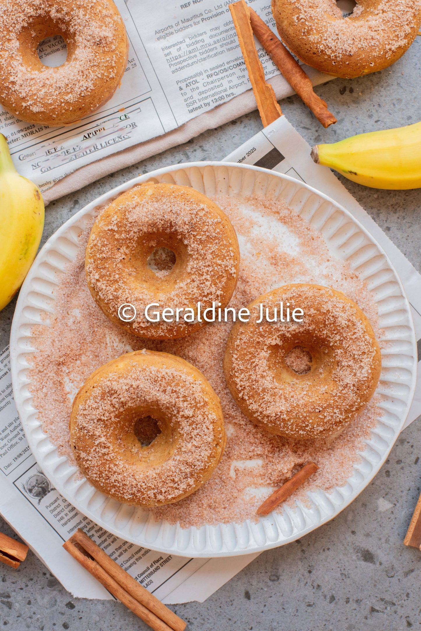 Exclusive Banana Donuts