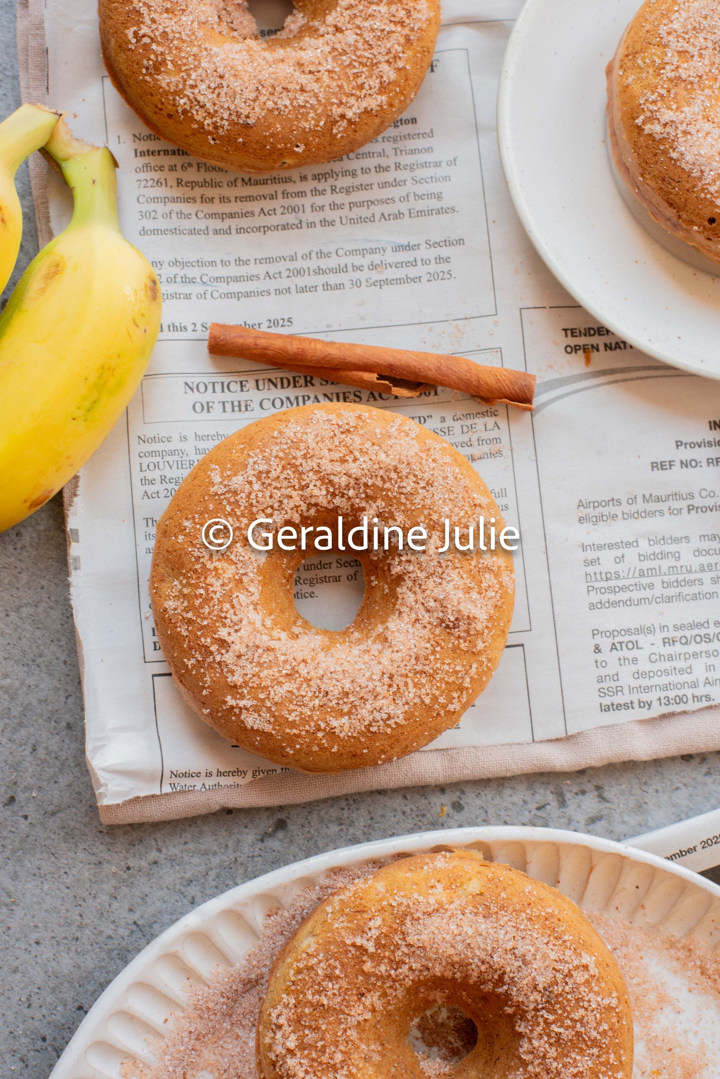 Exclusive Banana Donuts
