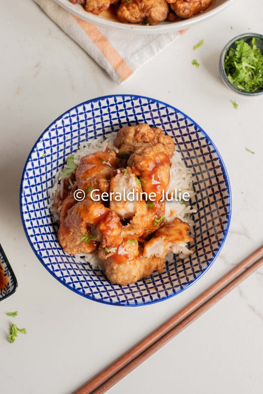 Exclusive Chinese Chicken Balls with Sweet and Sour Sauce