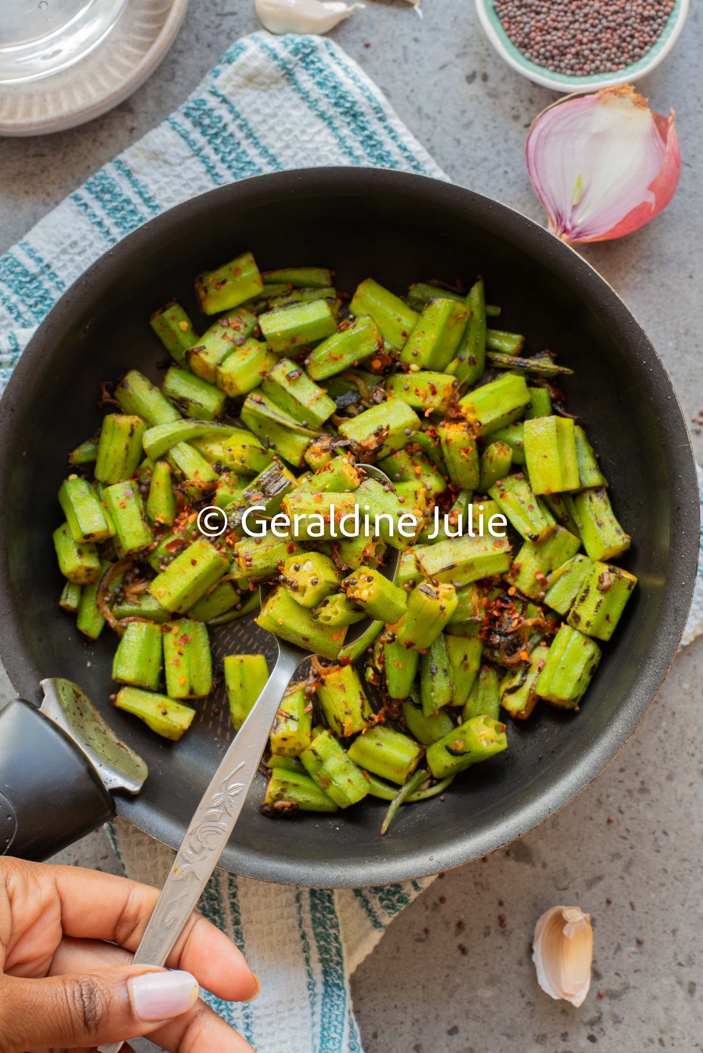 Exclusive Okra Stir Fry